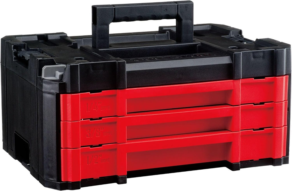 Craftsman 262-Piece Mechanic Tool Set with 3-Drawer VERSASTACK Box, SAE and Metric Socket Set, Car and Motorcycle Tool Kit with Combination Wrenches and Spark Plug Sockets (CMMT45309)