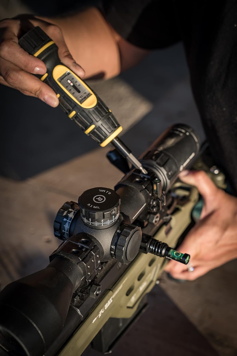 Wheeler Engineering Scope Mounting Kit with Fat Wrench, Reticle Leveling System, Bore Sighter, and Storage Case, for Scope Intallation and Alignment