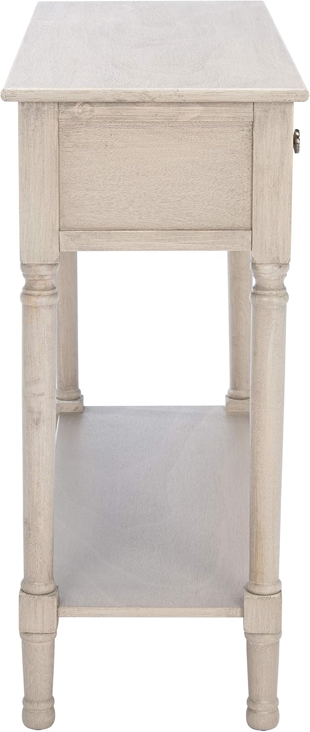 SAFAVIEH Home Collection Josie Greige 2-Drawer Console Table