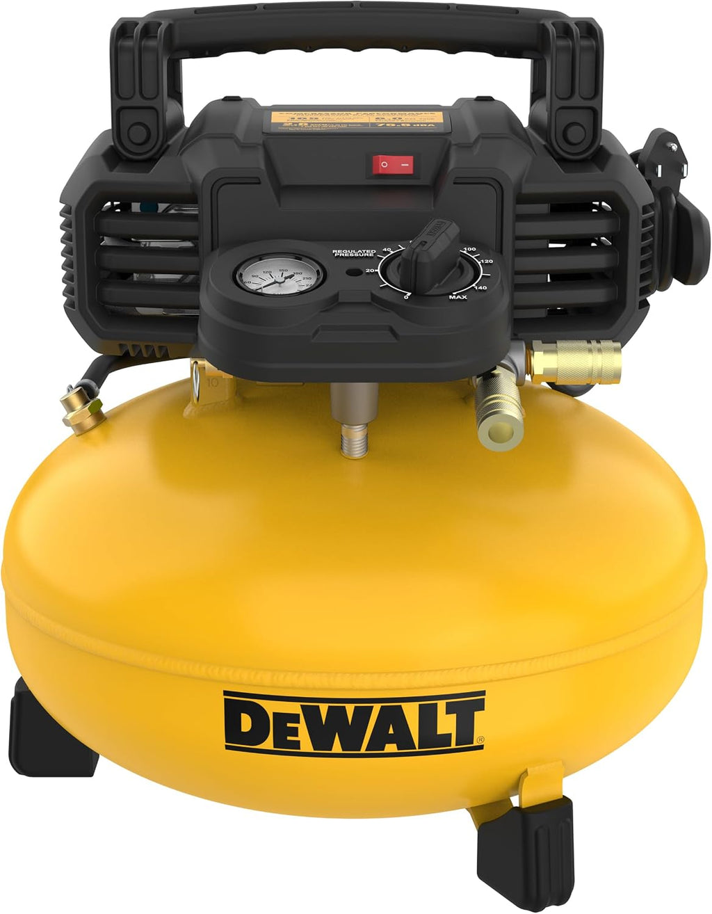 DEWALT Pancake Air Compressor with 165 Max PSI and 2.6 CFM @ 90 PSI and 18 Gauge Brad Nailer Combo Kit