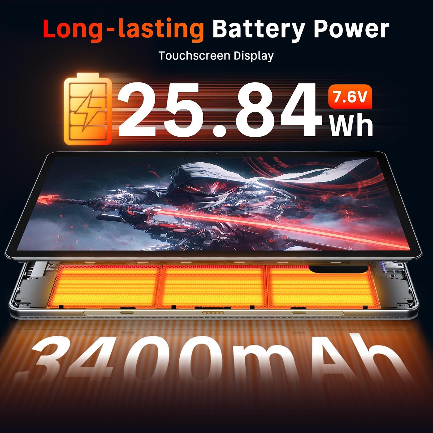 2-in-1 Tablet Win 11-10.1' Touchscreen PC, m3 8100Y up to 3.4GHz, 12GB RAM 256GB SSD, with Stylus & Case for Home, Business, Students, Digital Sketching