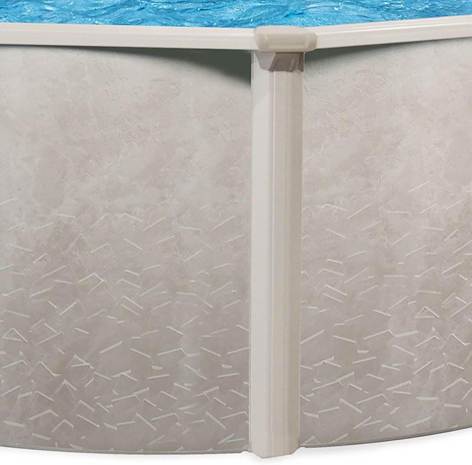 Aquarian Phoenix 18-Foot x 52-Inch Round Above Ground Swimming Pool – Easy to Assemble Backyard Family Water Recreation with Steel Frame & Metal Wall