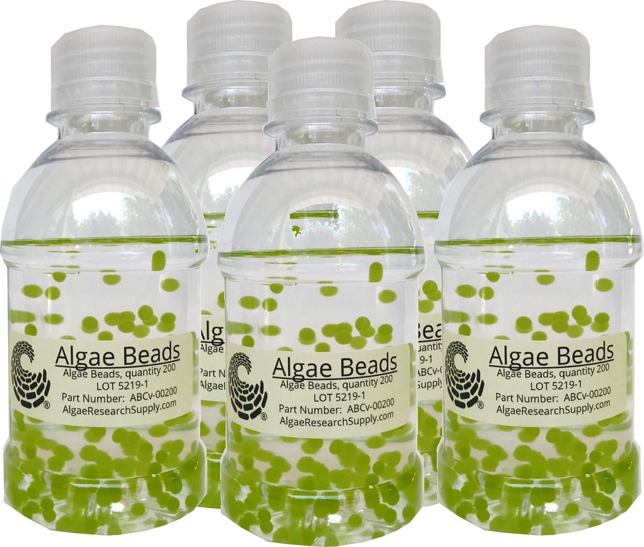 Algae Research and Supply: Algae Beads (Ready-to-go Algae Beads in Indicator- snap vials (x100))