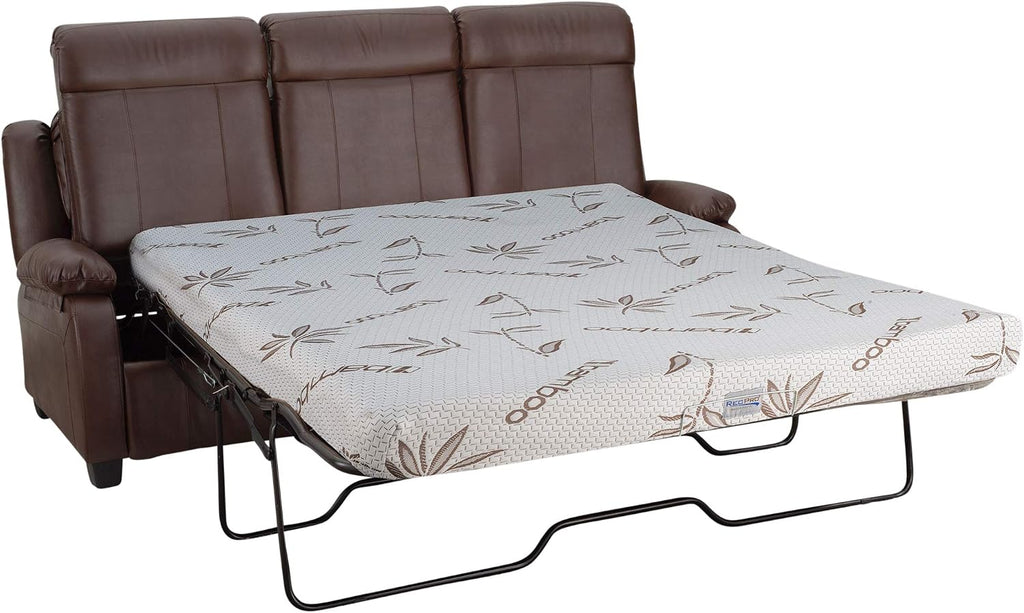 RecPro Charles 80' RV Sleeper Sofa w/Hide A Bed | RV Furniture | RV Sofa (Mahogany)