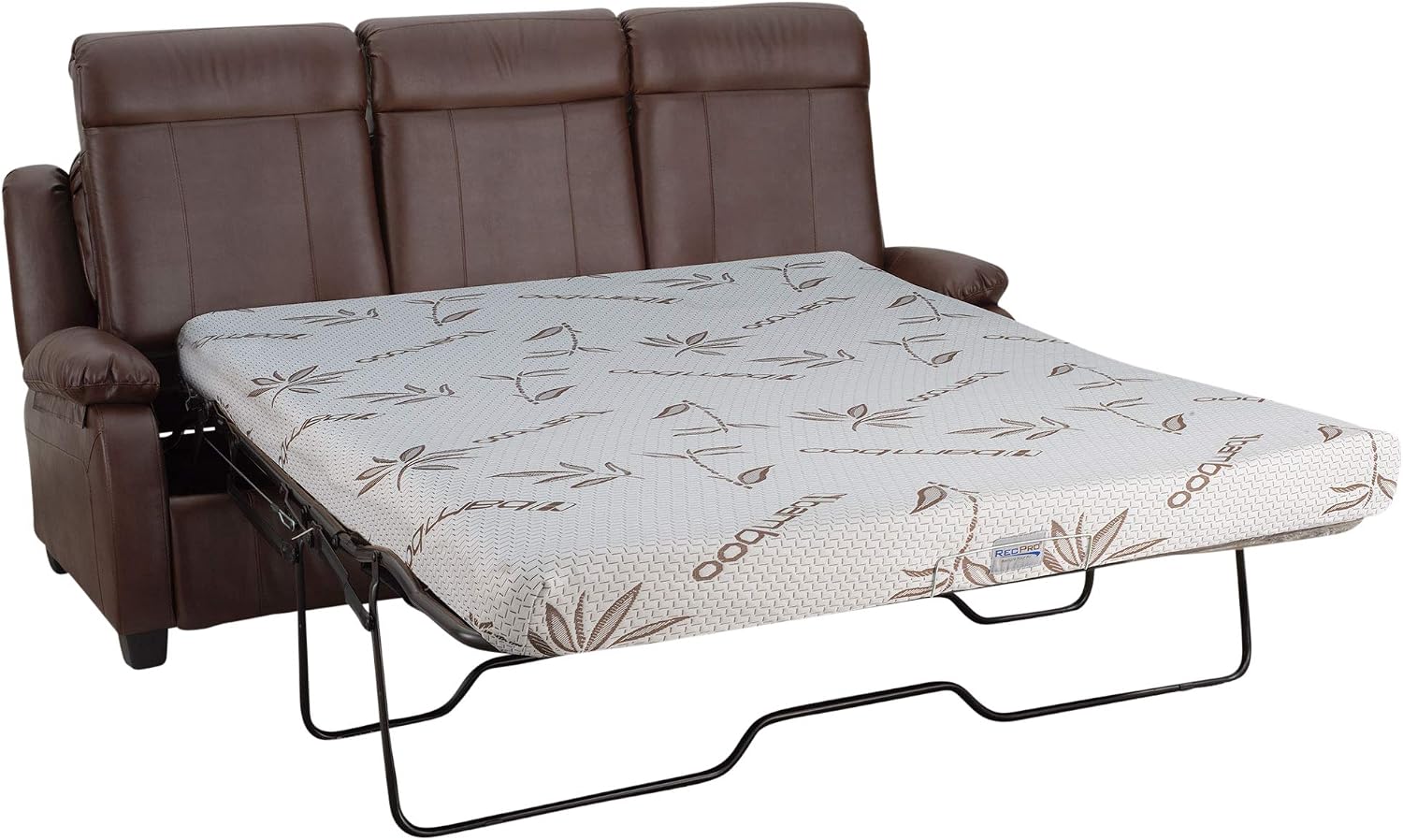 RecPro Charles 80' RV Sleeper Sofa w/Hide A Bed | RV Furniture | RV Sofa (Mahogany)