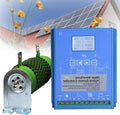 12000W Wind Solar Hybrid Charge Controller,with Dump Load Wind Turbine Generator Solar Panel Auto Regulator,12V/24V/48V with LCD Display,for LiFePO4,AGM,Gel,Flooded and Lithium Battery ,12000W/24V
