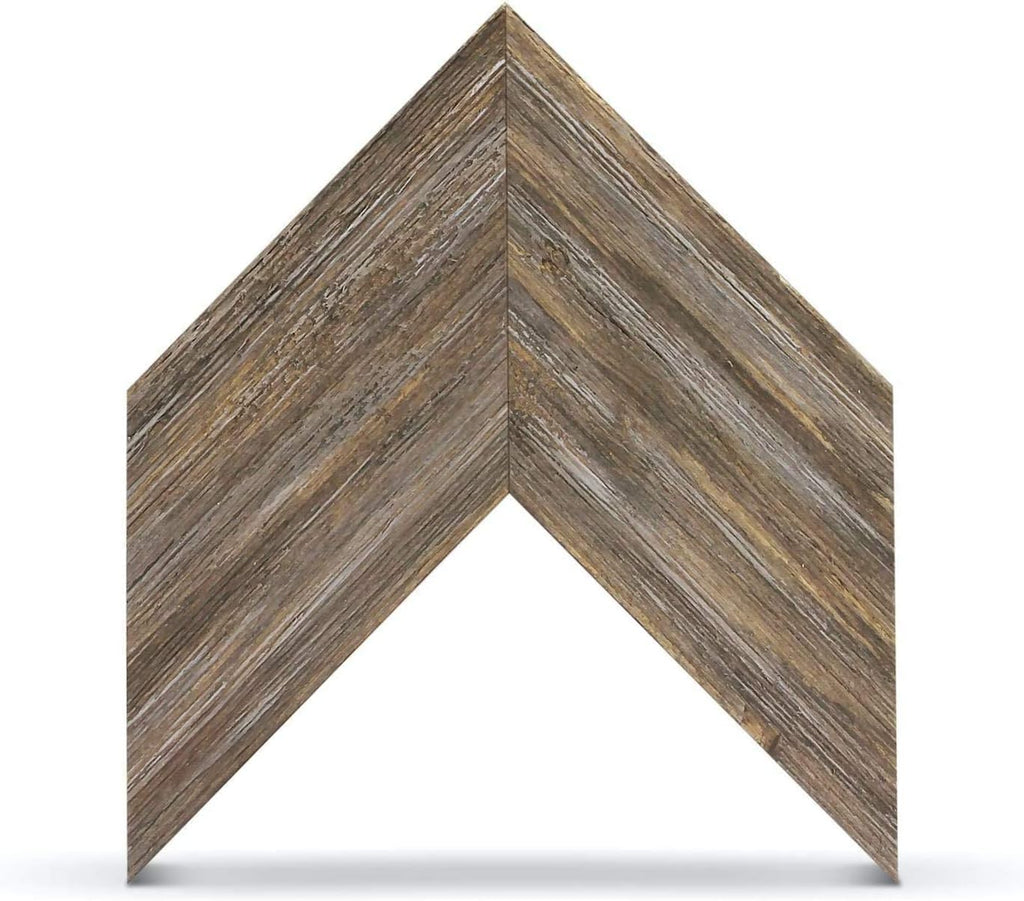 Distressed Barnwood 50' Premiere Deco TV Frame - Compatible ONLY with Samsung The Frame TVs (Fits 2021-2026, LS03A, LS03B, LS03C, LS03D, LS03FA)