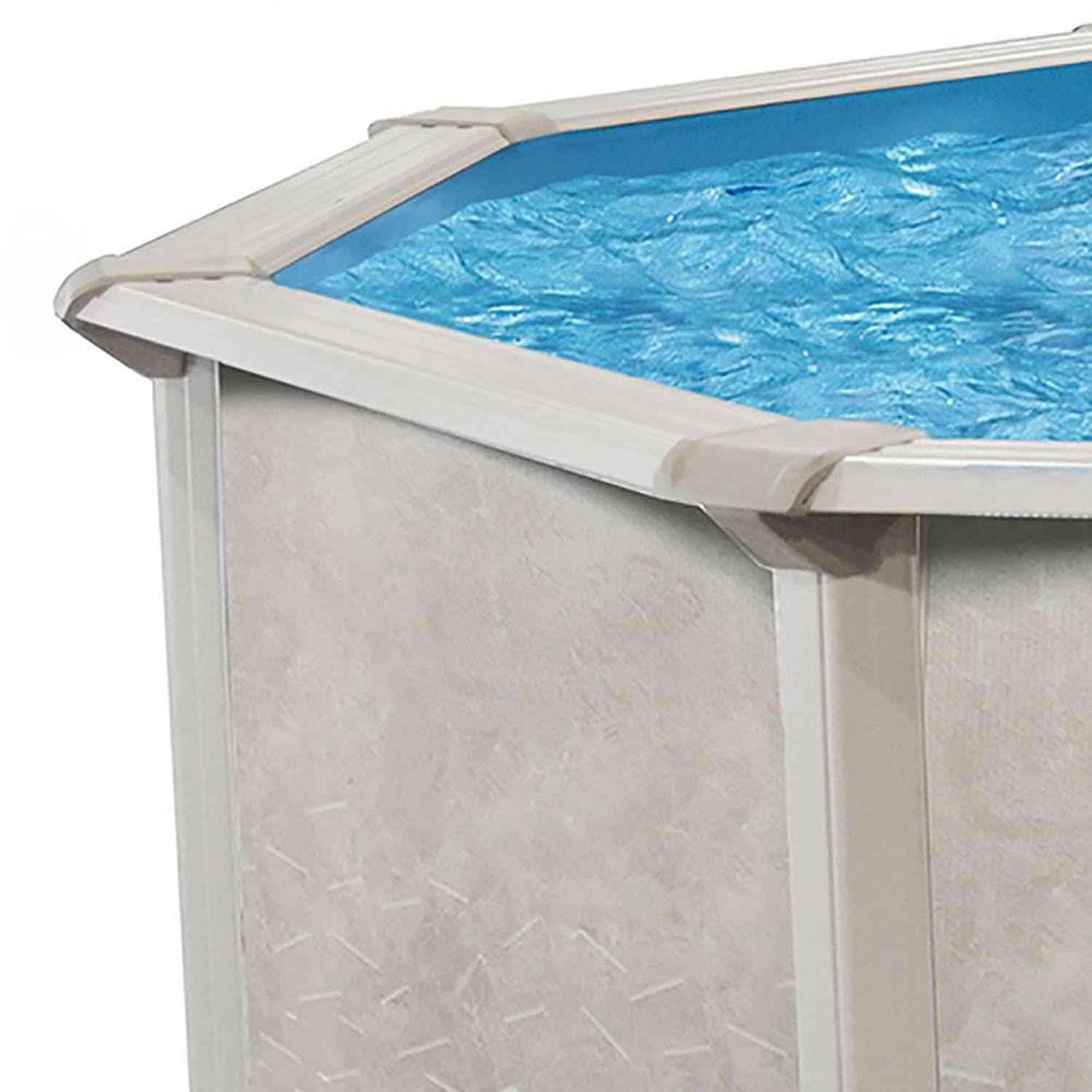 Aquarian Phoenix 18-Foot x 52-Inch Round Above Ground Swimming Pool – Easy to Assemble Backyard Family Water Recreation with Steel Frame & Metal Wall