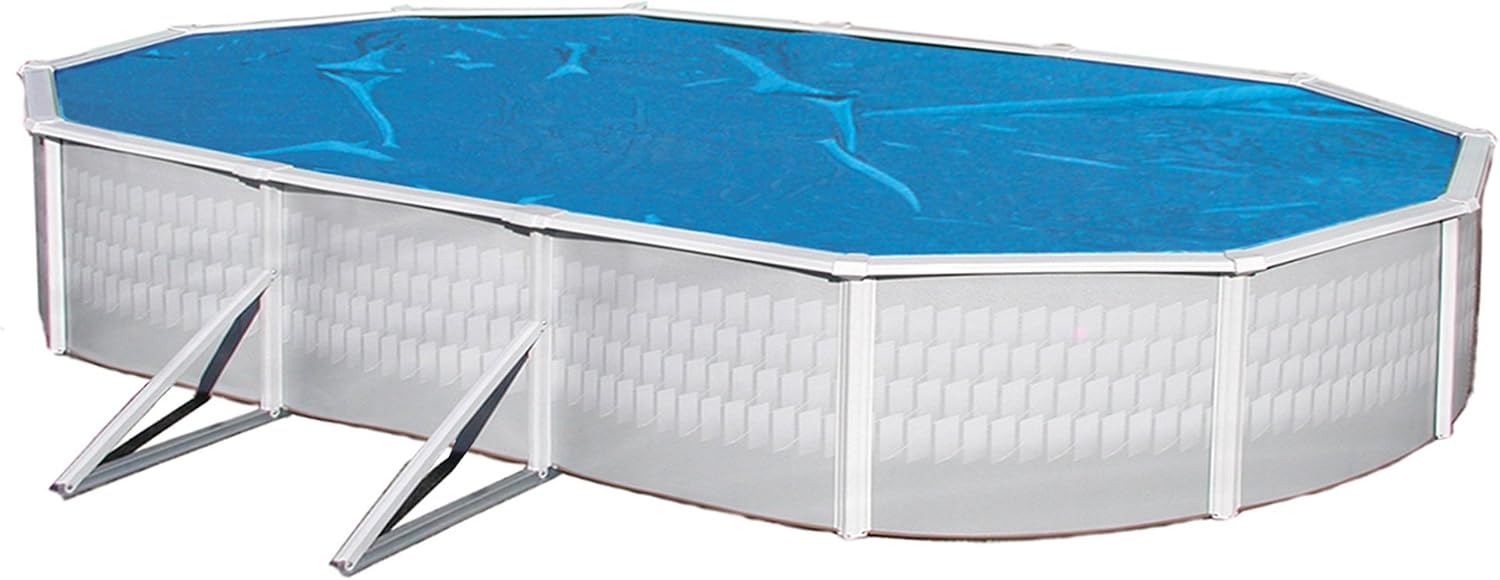 8-mil Solar Blanket for Oval 18-ft x 33-ft Above-Ground Pools – Blue