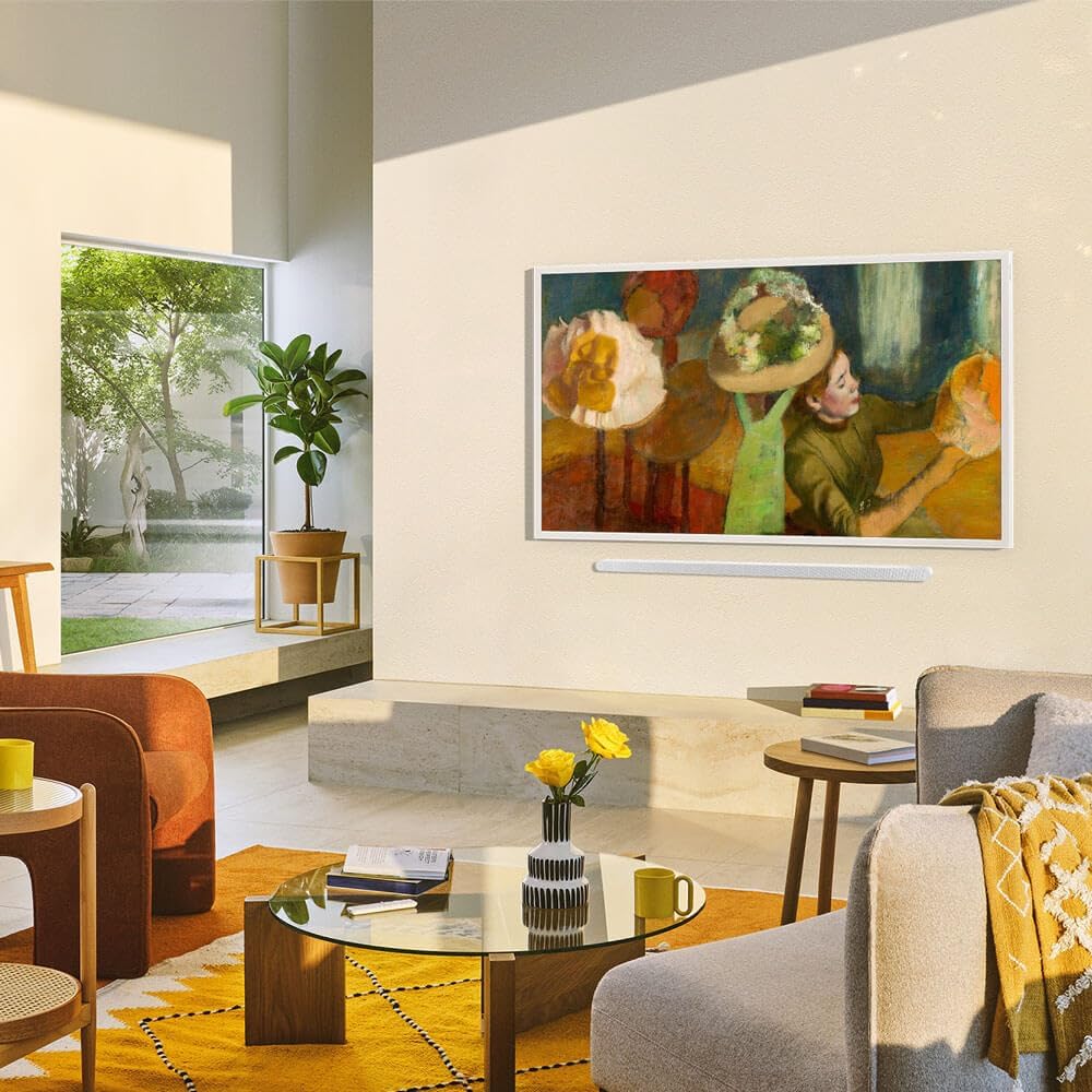 Samsung (Refurbished) 55-Inch Class QLED The Frame Series - Quantum HDR Smart TV with Alexa Built-in (QN55LS03BAFXZA, 2022 Model) (Renewed)