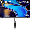 Sony K65XR80 65 Inch IMAX Enhanced Bravia OLED 4K HDR Google TV with an Austere 5S-PS8-US1 V-Series 8-Outlet Power w/Omniport USB (2024)