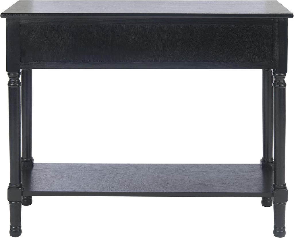 Safavieh Home Collection Allura Black 2-Drawer Bottom Shelf Console Table