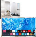 Soulaca 28 inches Smart Magic Mirror TV 4K UHD LED Display with Vanishing Screen IP65 Waterproof Bathroom ATSC Television for SPA, Hotel & Luxury Home Décor