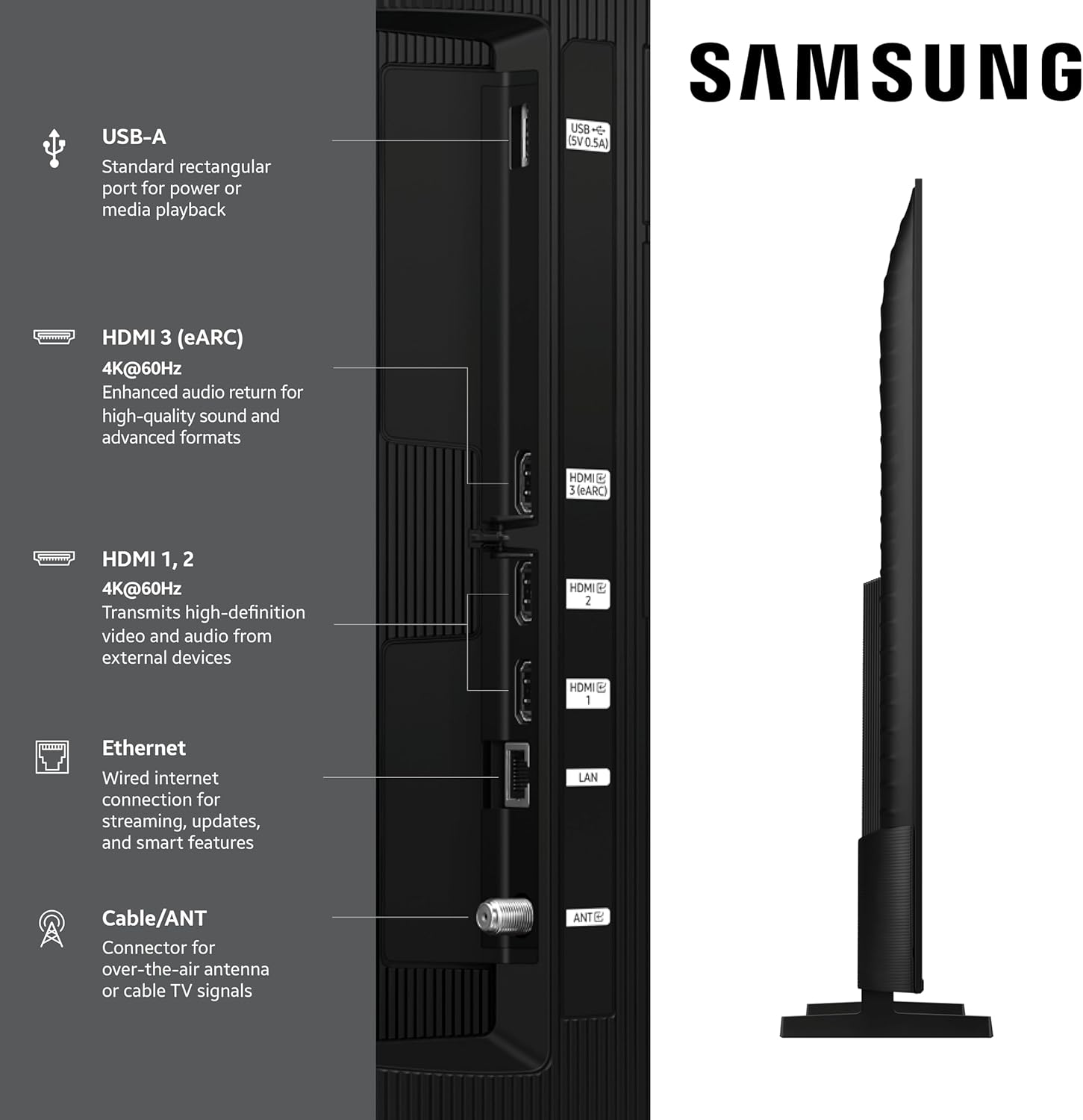Samsung 75-Inch Class QLED Q7F Series Samsung Vision AI Smart TV (2025 Model, 75Q7F) Quantum HDR, Object Tracking Sound Lite, Q4 AI Gen1 Processor, 4K upscaling, Gaming Hub, Alexa Built-in