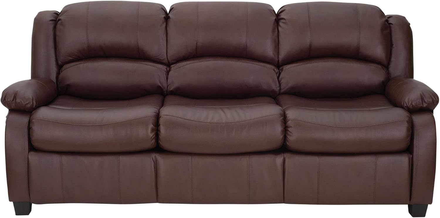 RecPro Charles 80' RV Sleeper Sofa w/Hide A Bed | RV Furniture | RV Sofa (Mahogany)