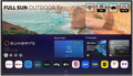 SunBrite 75' Solis Smart Outdoor Television, Full-Sun 4K TV, 1500-Nit Brightness, Anti-Glare Screen, IP55 Weatherproof, Wi-Fi Bluetooth, Integrated Speakers SB-FS-75-BL
