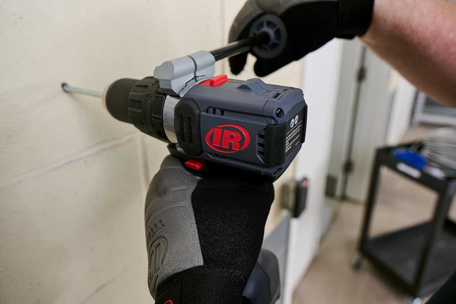Ingersoll Rand D5241-K22 1/2' 20V Cordless Hammer Drill 2 Battery Kit, 1100 in-lb Torque, Keyless Chuck, Pistol Grip