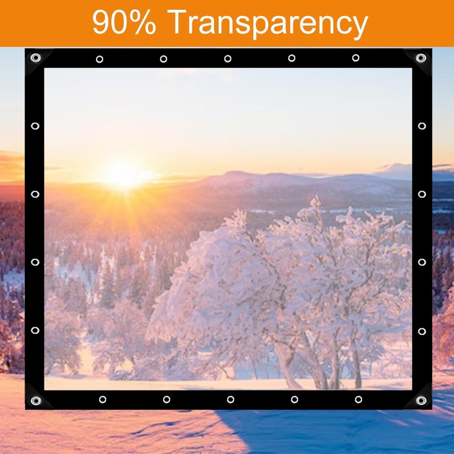 Clear Vinyl Tarp with Grommets Porch Curtains, Outdoor Waterproof Pergola Side Panels, Transparent Tarpaulin Insulation Shed Cloth for Garden, Chicken Coop, Patio Size : 15x18ft(4.6x5.5m)