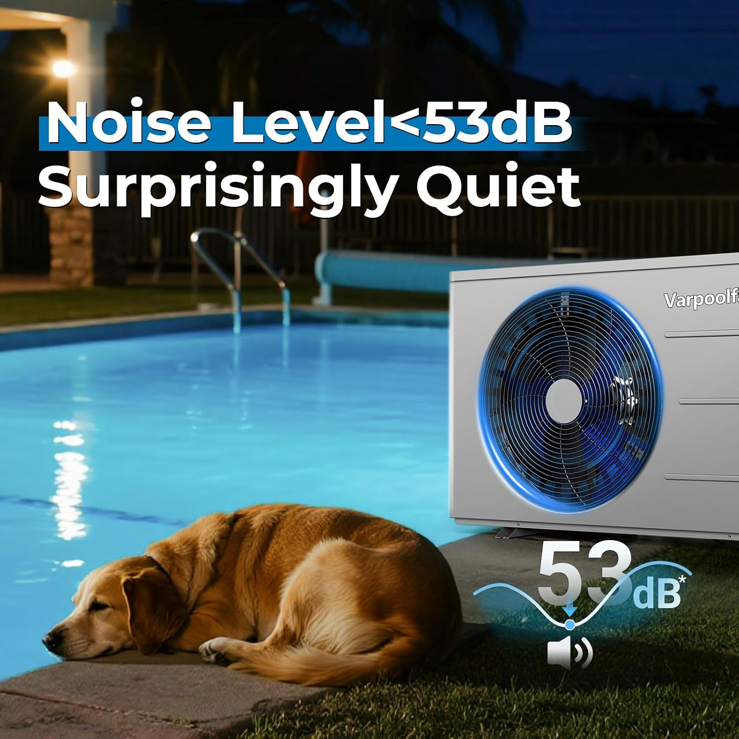 Above Ground Pool Heater 40000 BTU Swimming Pool Heater Pump Heating or Cooling Electric Inground Pool Heater 12000 Gallon WiFi Control Schedule 220V