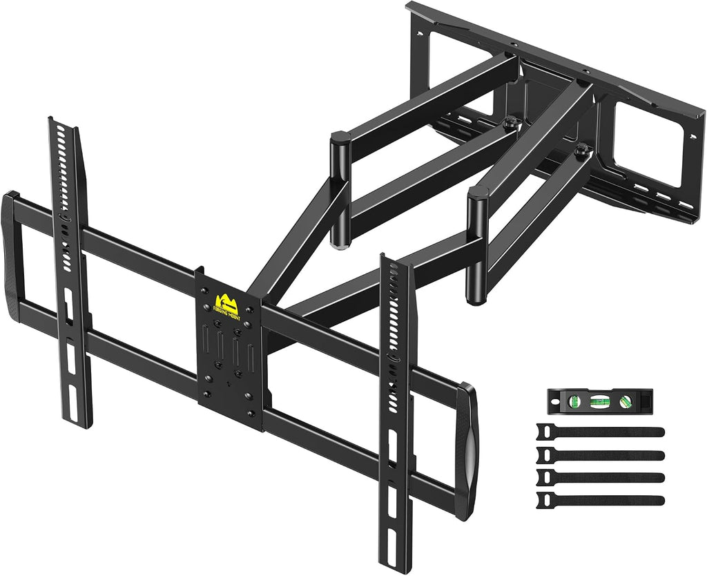 FORGING MOUNT Heavy Duty XXL Full Motion TV Wall Mount for 55-120 inch Extra Large TVs 98' 100',Holds 275 lbs, Max VESA 900x600, 42.9' Extension Long Arm TV Mount Swivel,Tilt,Preassembled,16-24' Studs