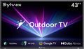 SYLVOX New 43' Outdoor Smart TV, Superior Waterproof Performance, Upgraded Matte Finish for Enhanced Anti-Glare Effect, Full Metal, with Dolby Atmos, 1000nits, Partial Sun Deck Pro 2.0+ Series