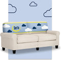 Serta Copenhagen 73' Rolled Arm Sofa, Easy Care Polyester, Soft Pillow Back, Pocket Coil Seat Cushions, Removable Covers, Loveseat or Couch for Small Spaces, Living Rooms or Bedrooms, Buckwheat Beige