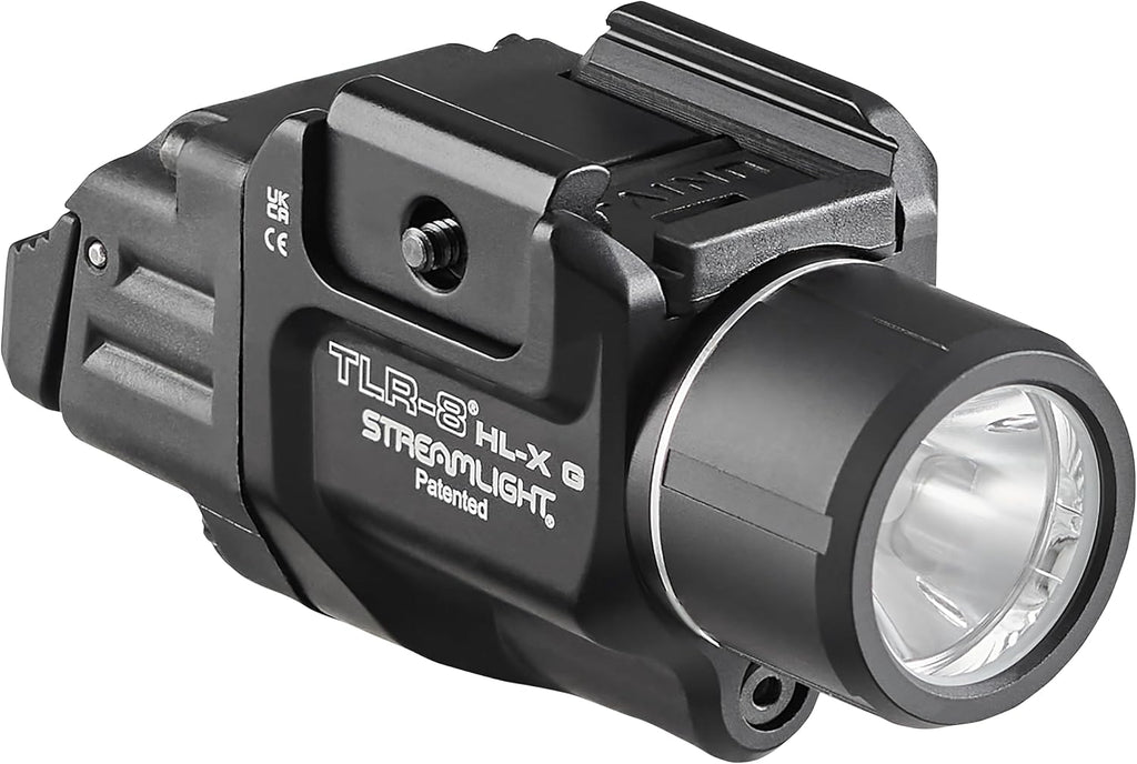 Streamlight 69475 TLR-8 HL-X G USB 1000-Lumen Weapon Rail-Mounted Rechargeable Tactical Flashlight with Integrated Green Aiming Laser, Includes Key Kit, Tool, and Rechargeable Battery, Black