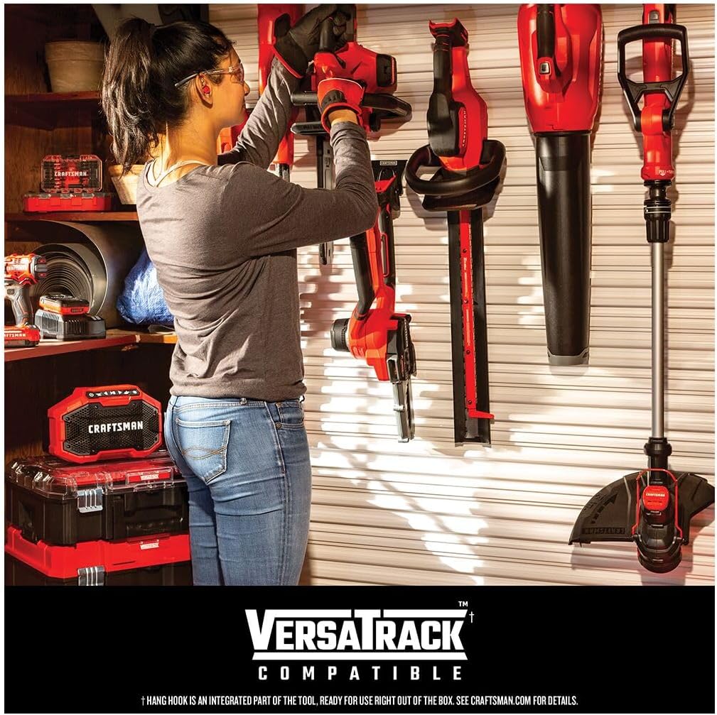 CRAFTSMAN V20 String Trimmer and Leaf Blower Combo Kit, Cordless (CMCK297M1)