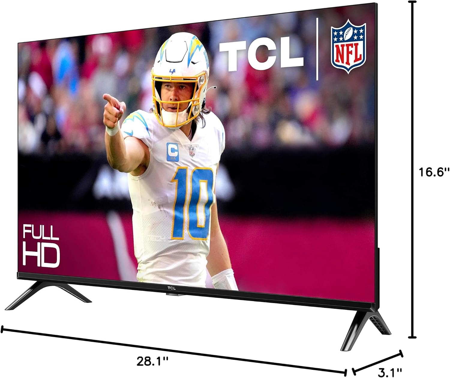 TCL 32-Inch Class S3 1080p LED Smart TV with Google TV (32S350G, 2023 Model), Google Assistant Built-in with Voice Remote, Compatible with Alexa, Streaming FHD Television,Black