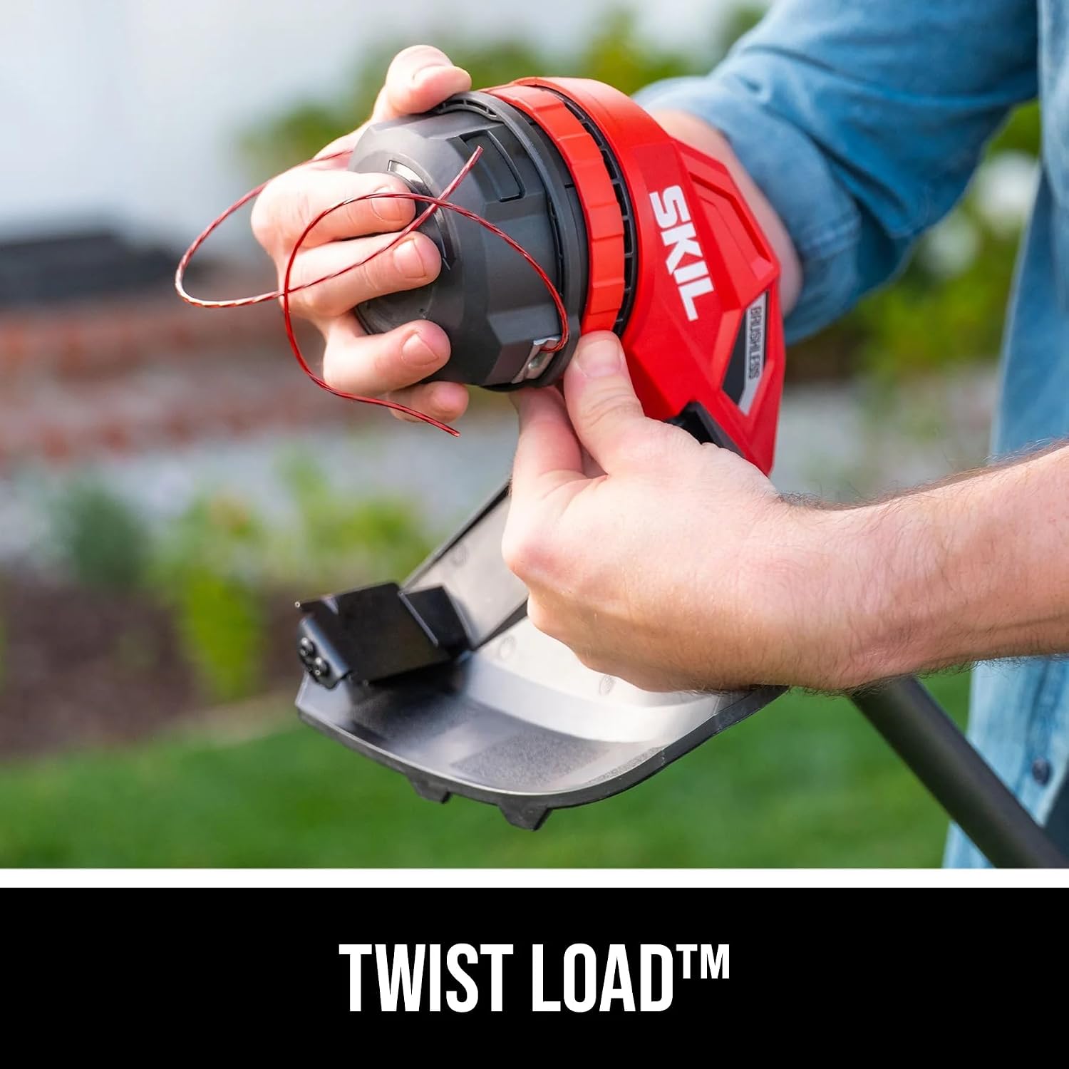 SKIL PWR CORE 40 Brushless 40V 14-Inch String Trimmer and Leaf Blower Combo Kit, Includes 2.5Ah Battery and Charger -CB7478C-11