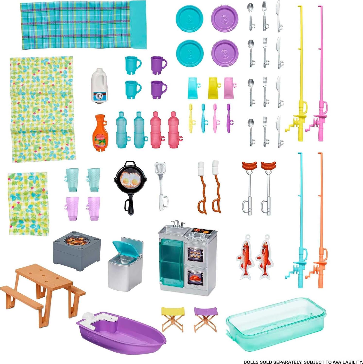 Barbie 3-in-1 DreamCamper Vehicle, Approx. 3-ft, Transforming Camper with Pool, Truck, Boat and 60 Accessories, Makes a Great Gift for 3 to 7 Year Olds