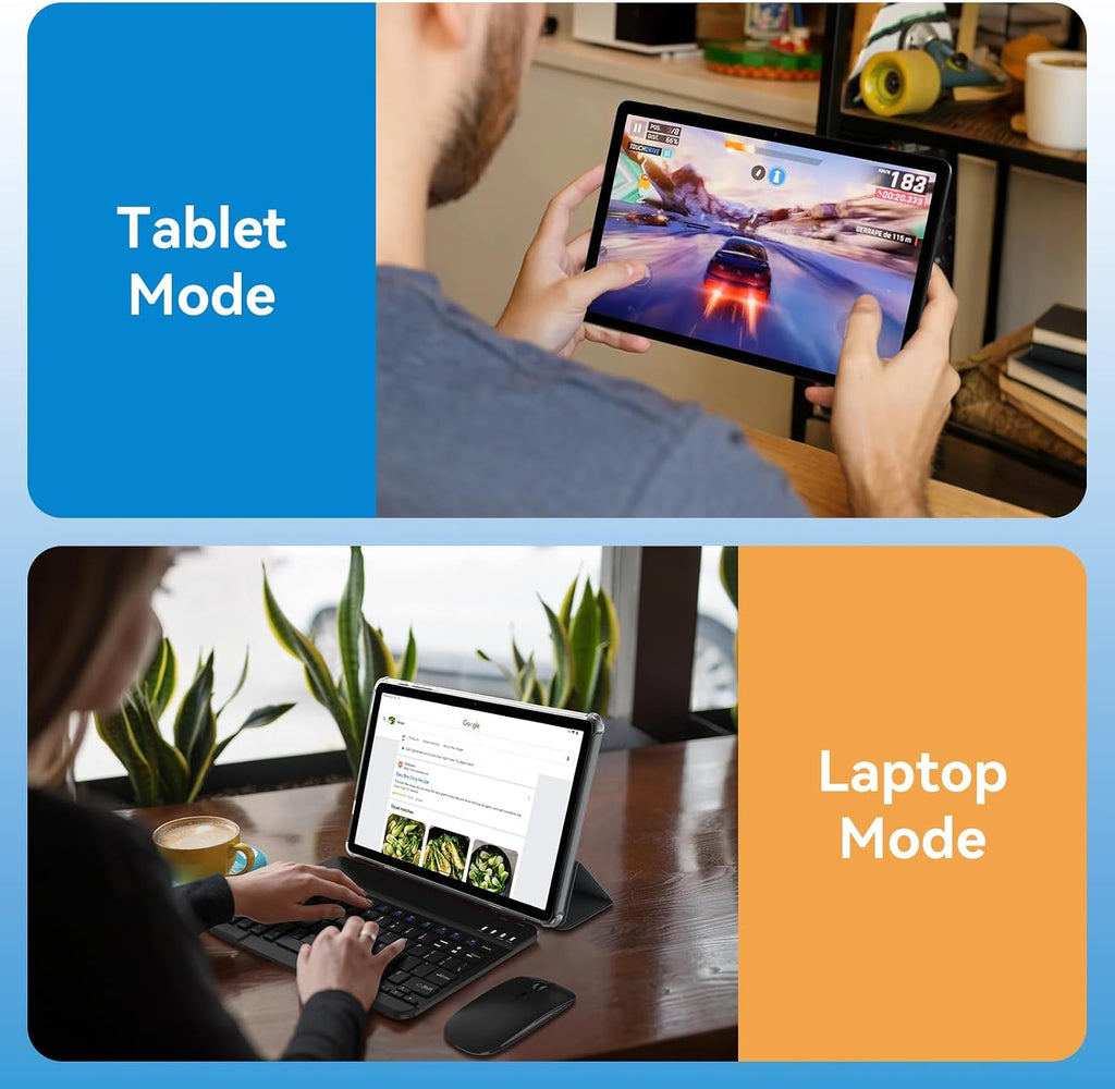 The World's First Android 16 Tablet,11 Inch Tablet with Pen and Keyboard Kits,Gemeni AI Android Tablets,24GB RAM 128GB ROM /2TB TF,T7250 CPU, 8000mAh Fast Charging, Widevine L1-4 Year Warranty