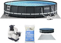 INTEX 26333EH Ultra XTR 20ft x 48in Above Ground Swimming Pool Set with Sand Filter Pump and OptiFlow 50lb Premium Filter Sand