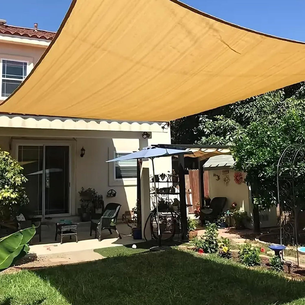 Sunblock Shade Cloth 95% Shading Garden Shade Netting UV Resistant Breathable Shade Tarp for Plants Balconies Patios Roofs,Privacy Screen(16.4x46ft(5x14m))