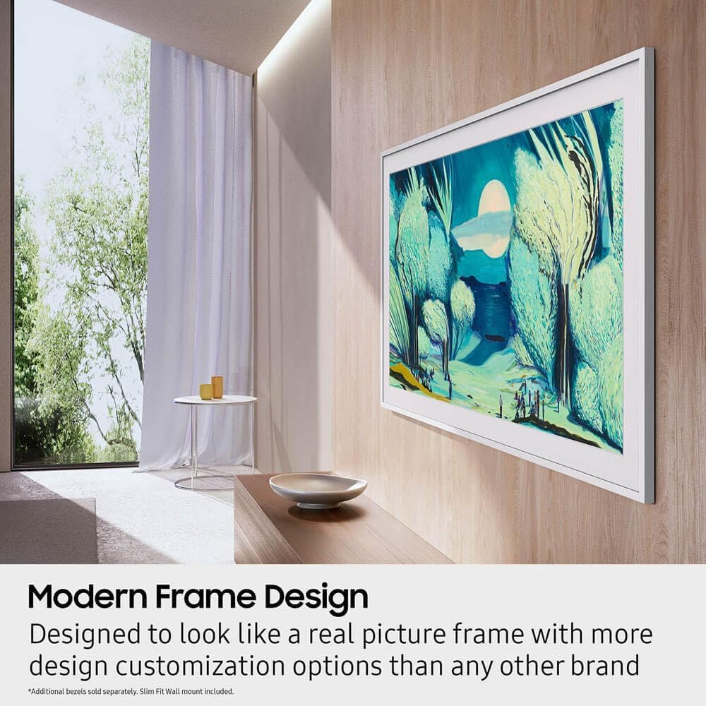 Samsung (Refurbished) 55-Inch Class QLED The Frame Series - Quantum HDR Smart TV with Alexa Built-in (QN55LS03BAFXZA, 2022 Model) (Renewed)