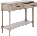 Safavieh Home Collection Peyton Greige 2-Drawer Console Table CNS5704D