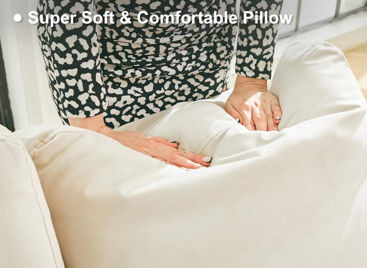 Belffin Sectional Sleeper Sofa with Pull Out Couch Bed Modular Sectional Sofa with Storage Velvet L Shaped Couch Sleeper Bed Beige