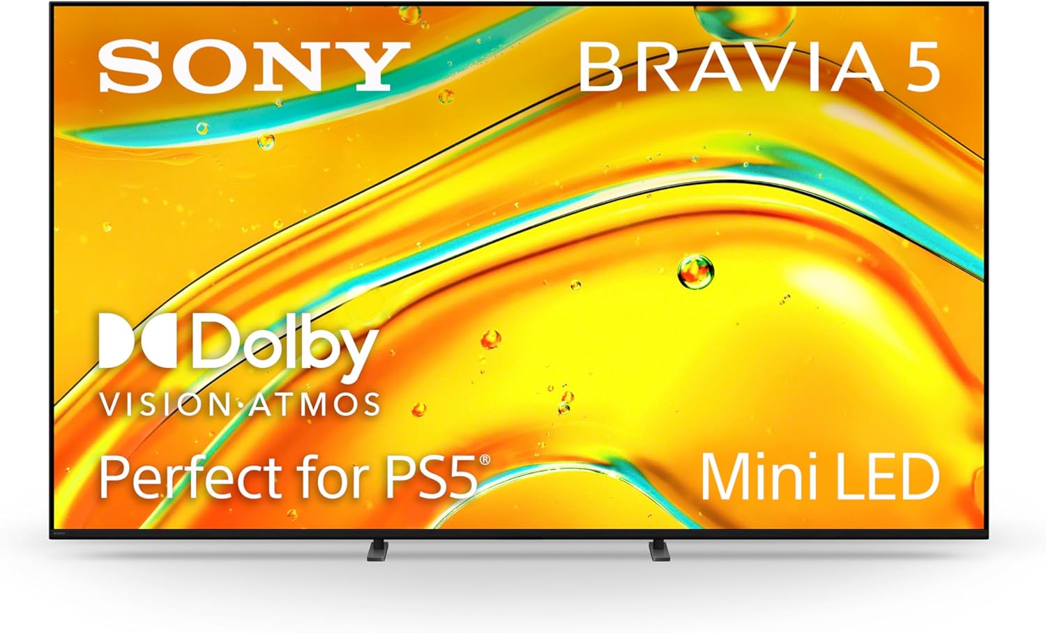 Sony BRAVIA 5 75 Inch TV, Mini LED, 4K Smart Google TV, XR Processor with AI Technology,120hz Television with Dolby Vision/Atmos, Exclusive Features for PlayStation®5, K-75XR50, 2025 Model (Renewed)