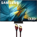 Samsung QN65S95FAFXZA 65 Inch OLED HDR Pro 4K Smart TV with a WireLogic Ruby 8ft Ultra High Speed 4K-8K-10K HDMI Cable (2025)