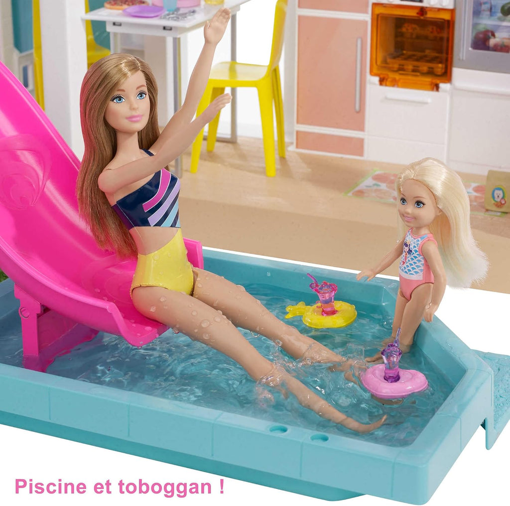 Barbie DreamHouse Dollhouse with 75+ Accessories and Wheelchair Accessible Elevator (Amazon Exclusive) + Barbie Convertible 2-Seater Vehicle
