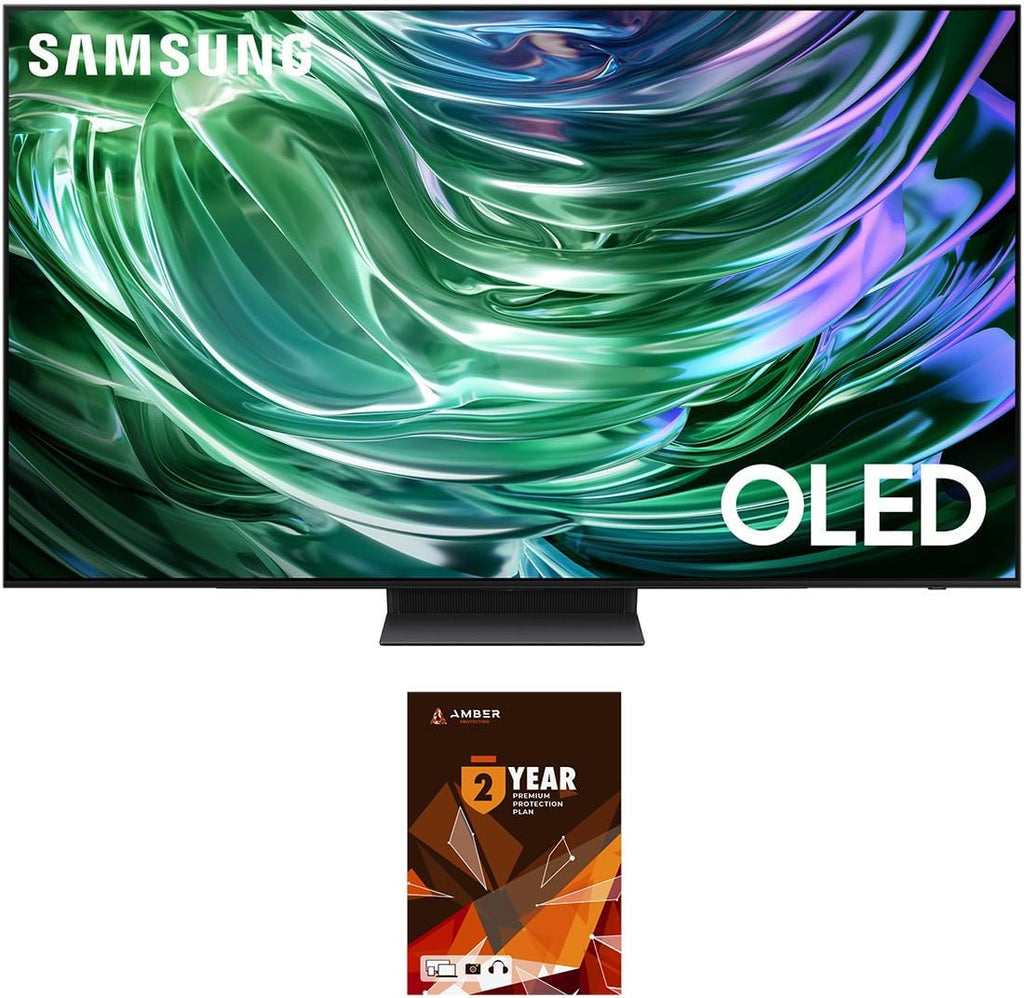 Samsung QN77S90DAFXZA 77 Inch 4K OLED Smart TV with Dolby Atmos and 2 Year Amber Protection Plan (2024)