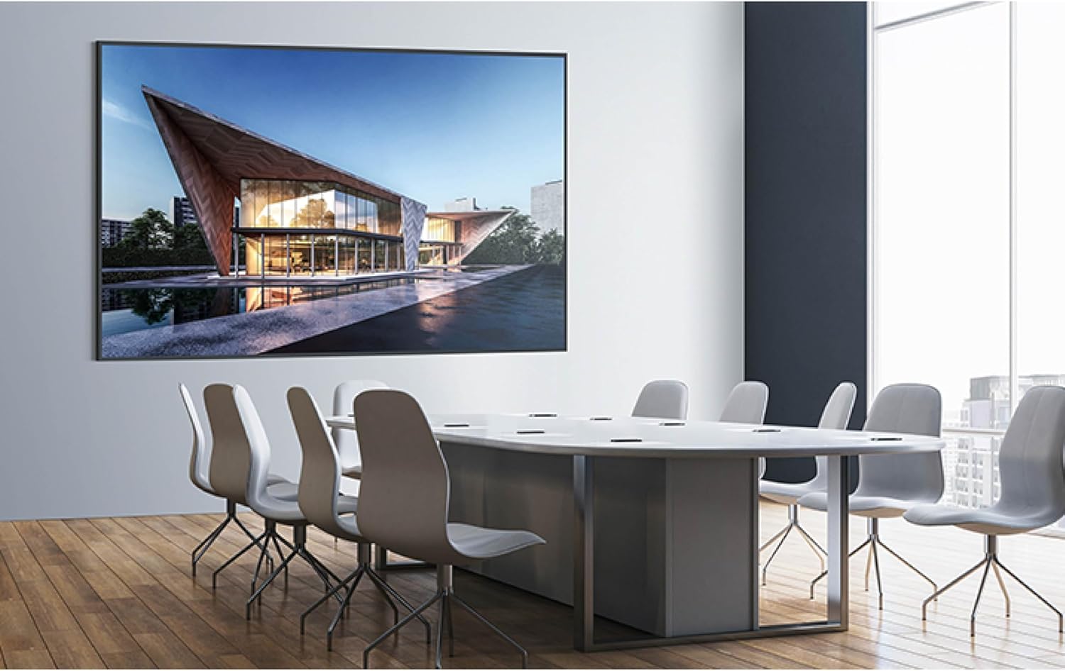 Samsung QMC LFD Display, QM32C, 28.5 mm Depth, Dynamic Crystal Color, Quantum Processor Lite 4K, SmartView+, Smart Calibration, LH32QMCEBGCXZA, 2025