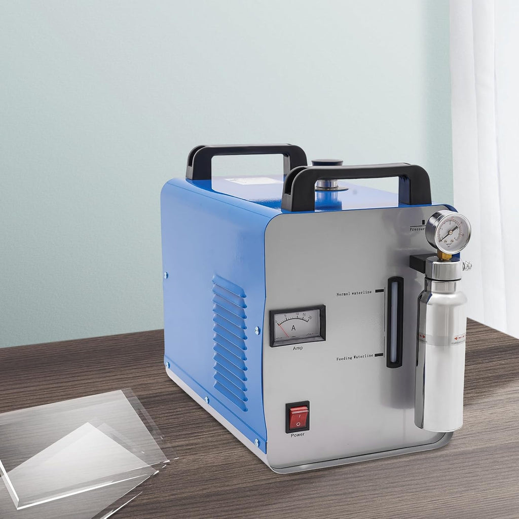 95L 400W Water Polisher Flame Polishing Machine, Oxygen Hydrogen HHO Gas Flame Generator Torch Acrylic Polisher, Economical Type Acrylic Welder Flame Polishing Machine