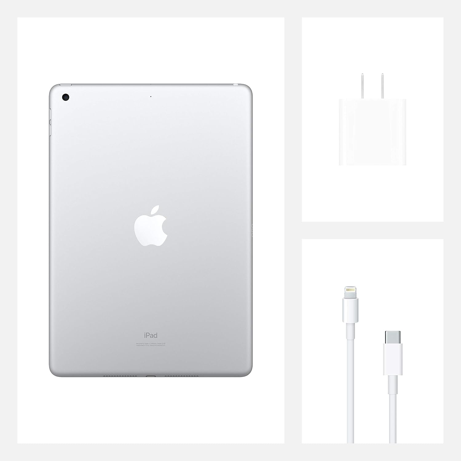 Apple 2020 iPad 10.2-inch, Wi-Fi, 128GB - Silver (Renewed)