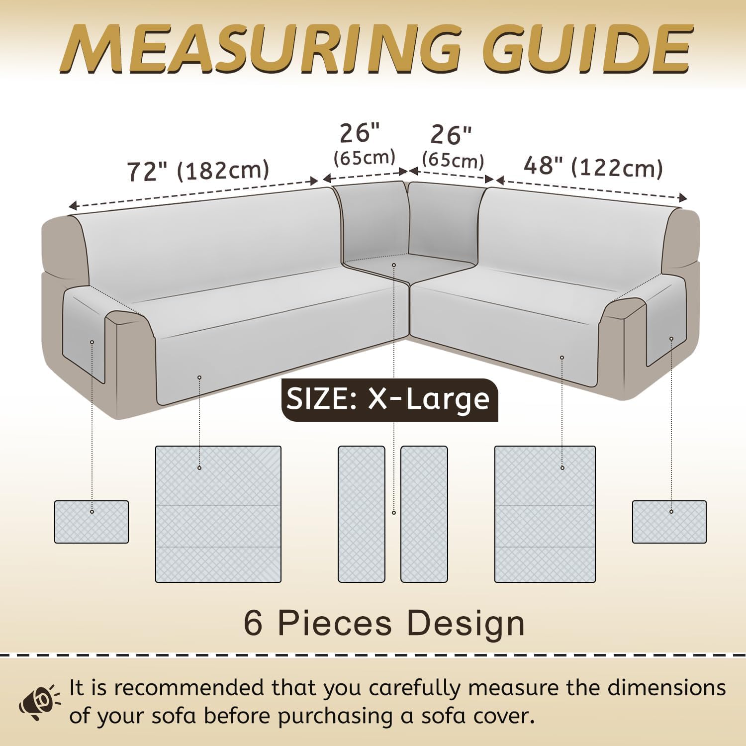 Arfntevss Waterproof Sectional Couch Covers L Shape Washable Velvet Sofa Cover for Sectional Non Slip Large Corner Slipcovers Dog 6 Pcs Universal U Shaped Furniture Protector (Burgundy, X-Large)