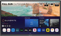 SunBrite 49' Solis Smart Outdoor Television, Full-Sun 4K TV, 1500-Nit Brightness, Anti-Glare Screen, IP55 Weatherproof, Wi-Fi Bluetooth, Integrated Speakers SB-FS-49-BL