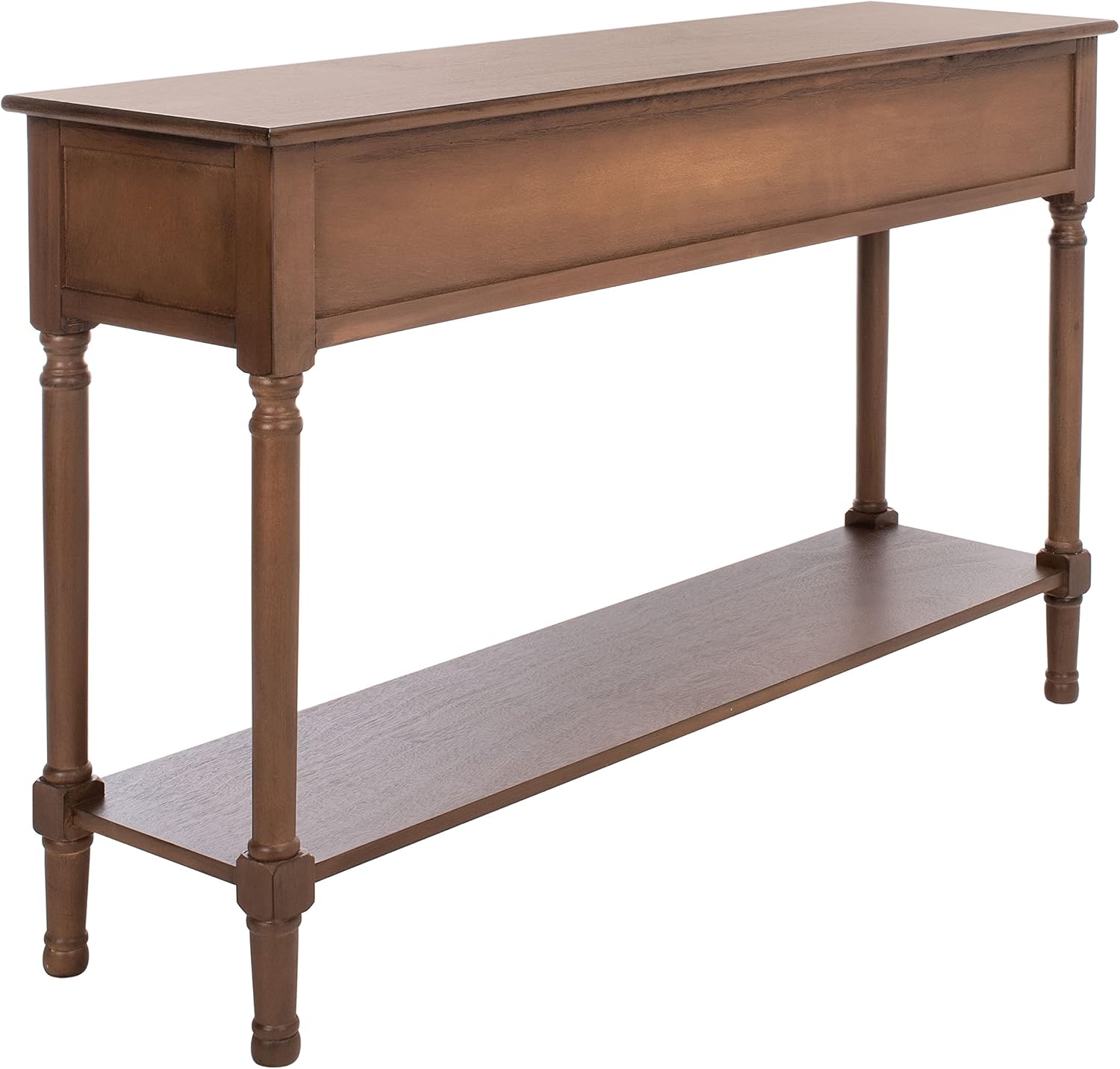 SAFAVIEH Home Collection Peyton Brown 3-Drawer Lower Shelf Console Table CNS5705C