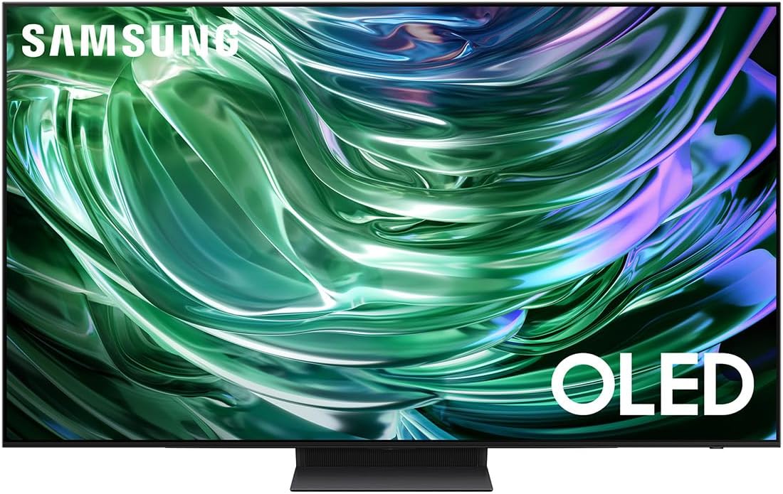 Samsung QN77S90DAFXZA 77 Inch 4K OLED Smart TV with Dolby Atmos and 2 Year Amber Protection Plan (2024)