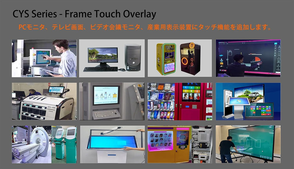 Chengying 55 inch 10 Point Multi-Touch Infrared Touch Frame, ir Touch Panel, Infrared Touch Screen Overlay