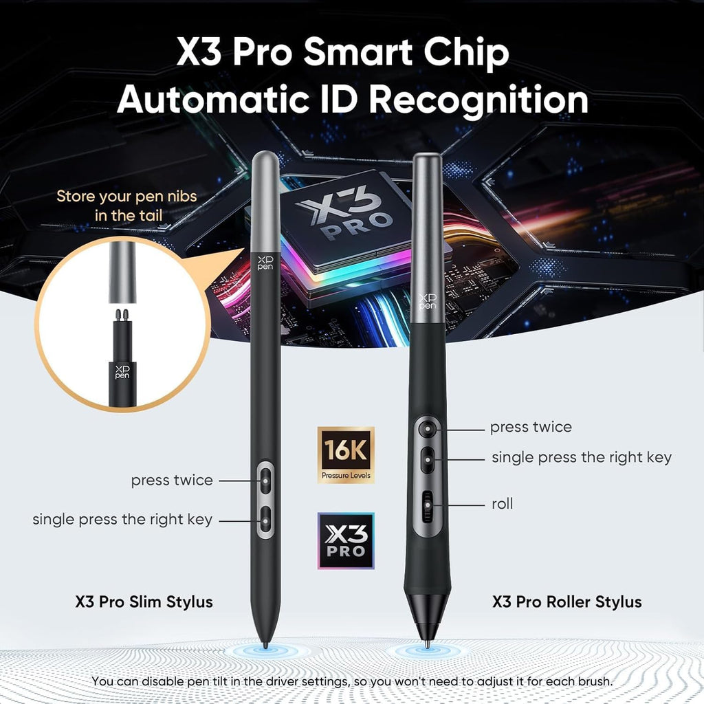 XPPen 4K UHD Artist Pro 19 Gen2 Drawing Tablet with Screen, 156% sRGB Graphic Tablet with 1.07 Billion Colors Anti-Glare Drawing Monitor with Dual 16384 Pen Pressure Stylus, Mini Keydial, 18.4'